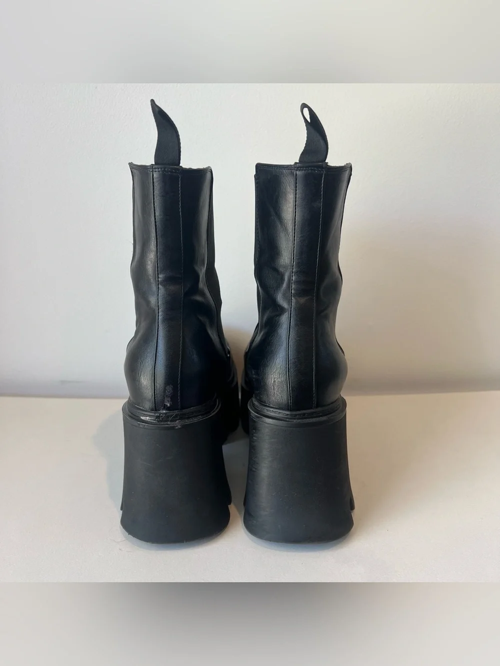 Dolls Kill Sarcasm Platform Chelsea Boots